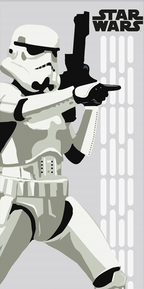 Star Wars Stormtrooper Duschtuch Badetuch  60 x 120 cm