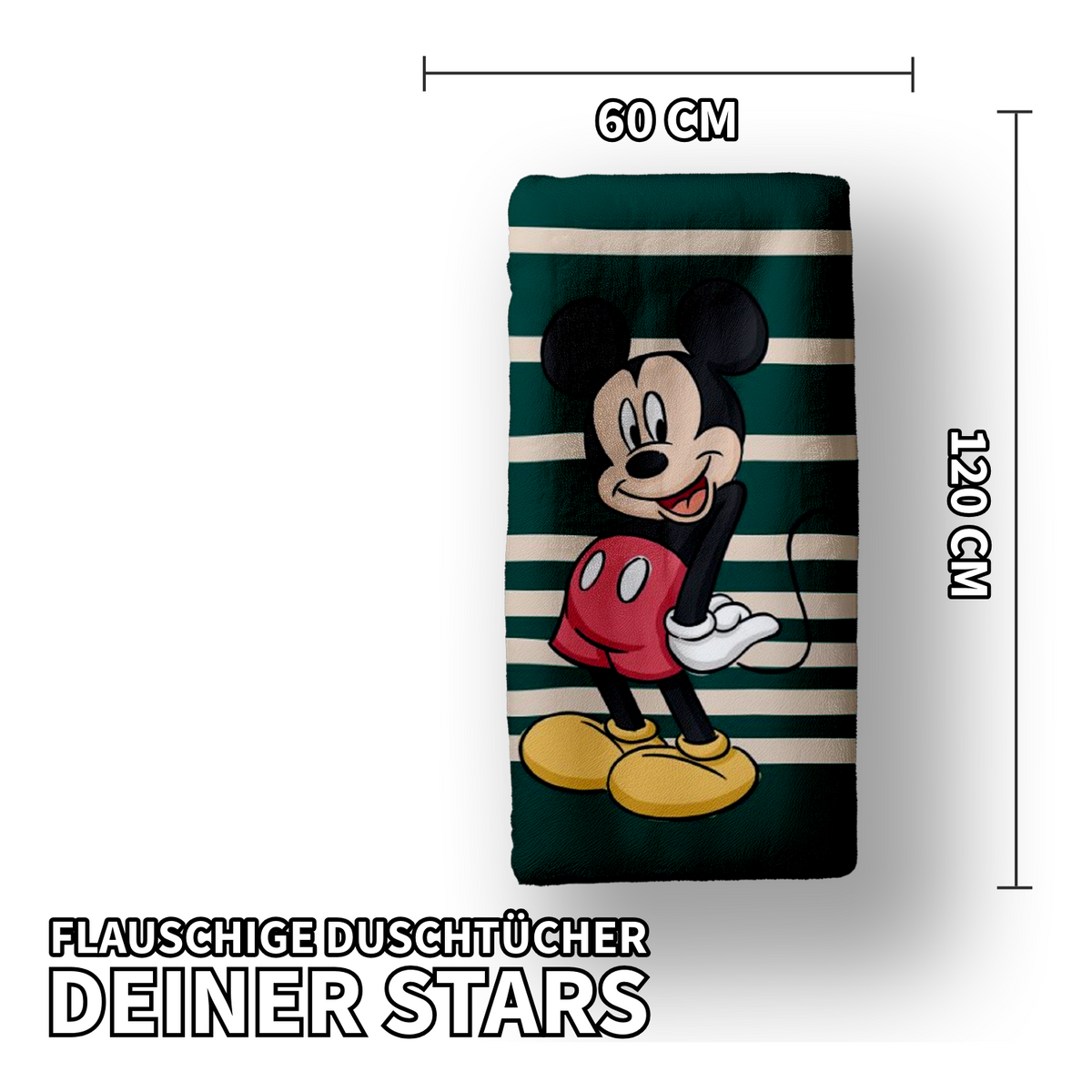 Disney Mickey Duschtuch Badetuch  60 x 120 cm
