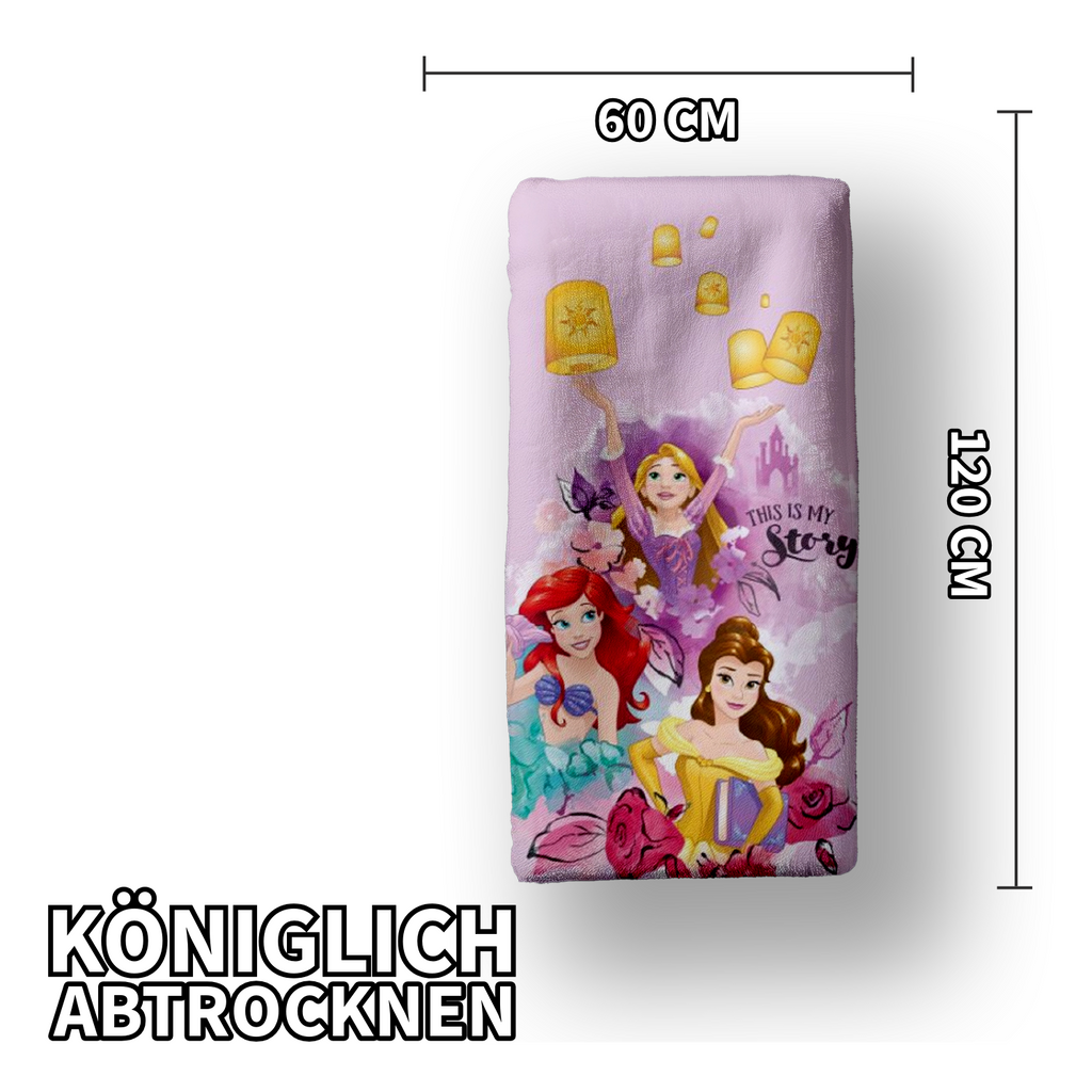 Disney Princess Duschtuch Badetuch  60 x 120 cm