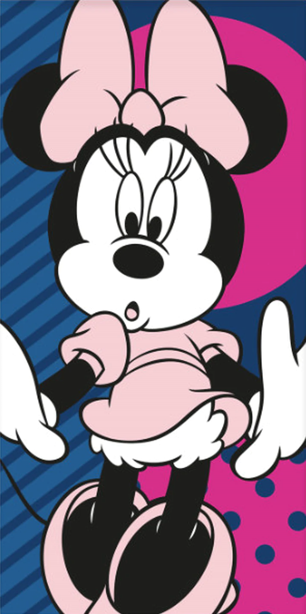 Minnie Mouse shower towel/bath towel 60 x 120 cm