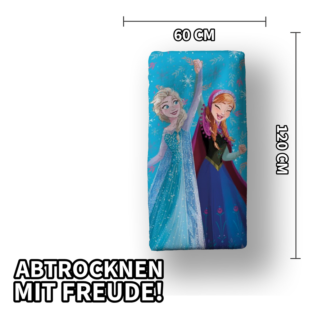 Disney Frozen Anna Elsa Duschtuch Badetuch 60 x 120 cm