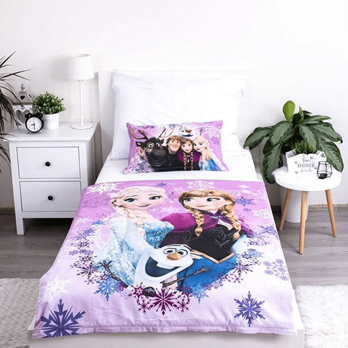 Disney Frozen 2 Anna Elsa Olaf Baby Bettwäsche 100 x 135 cm