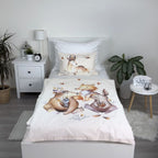 Waldtiere Baby Bettwäsche-Set 100 x 135 cm