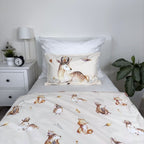 Waldtiere Baby Bettwäsche-Set 100 x 135 cm