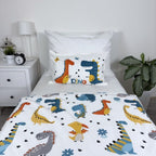 Dino World Baby Bettwäsche-Set 100 x 135 cm