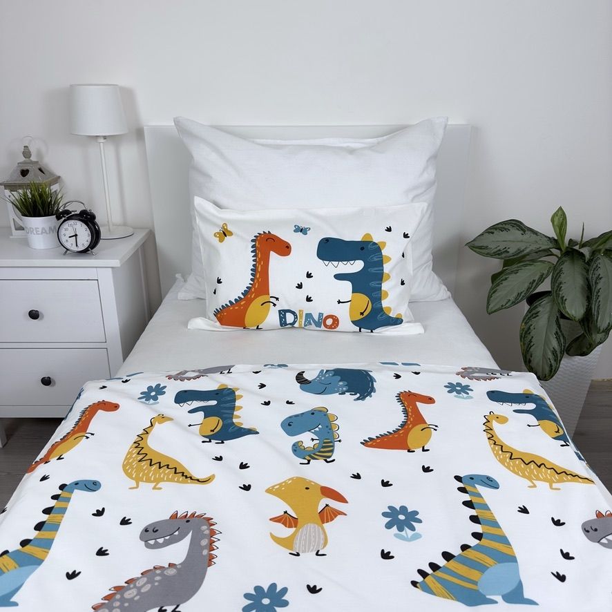 Dino World Baby Bettwäsche-Set 100 x 135 cm