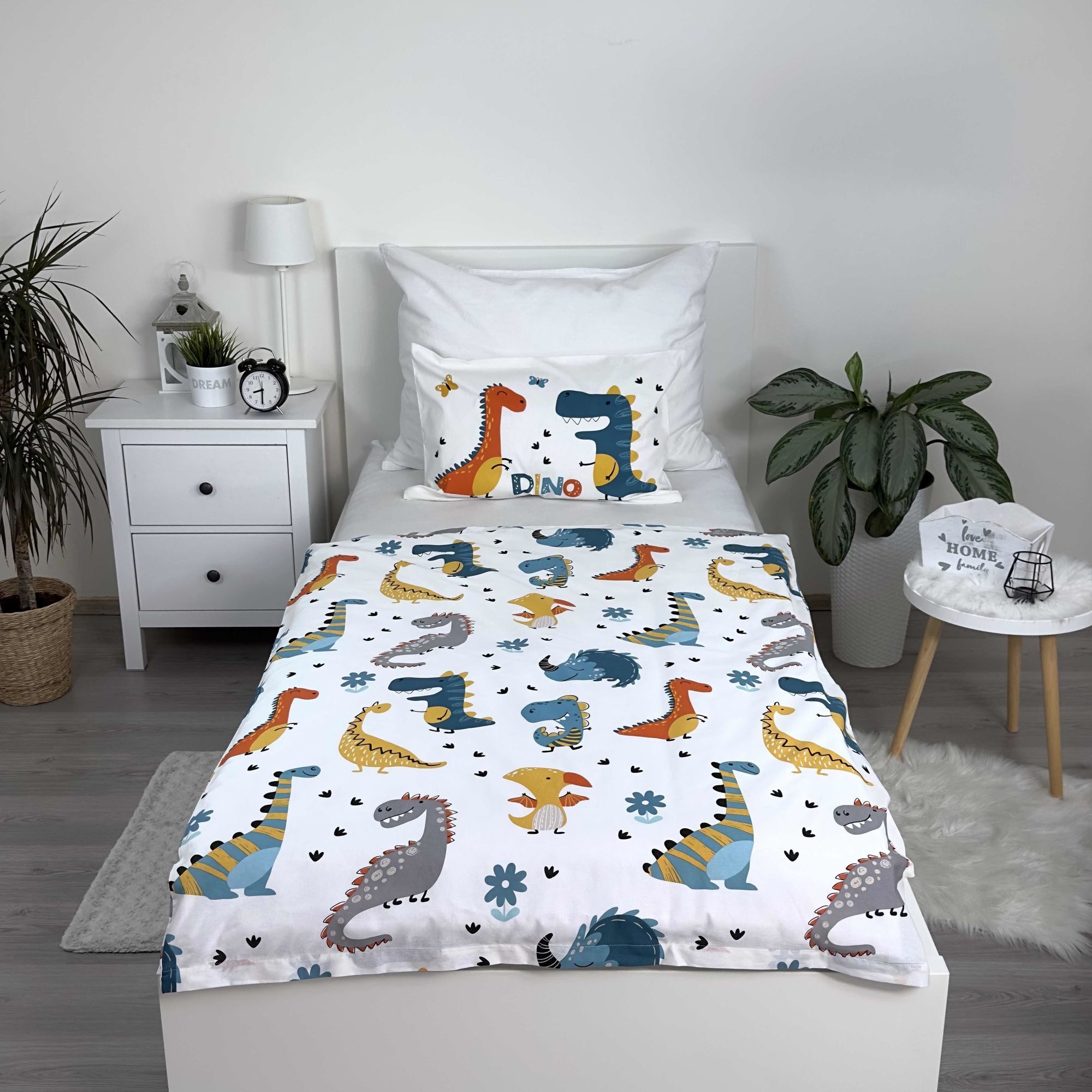 Dino World Baby Bettwäsche-Set 100 x 135 cm