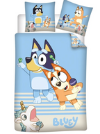 BLUEY Wende Bettwäsche Set 2tlg 135 x 200 cm 100% Baumwolle