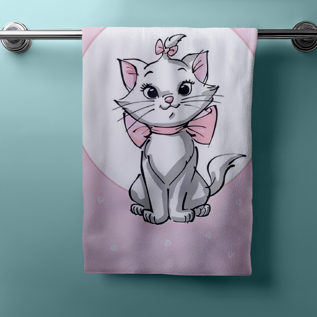 Disney Aristocats Marie Duschtuch Badetuch Strandtuch 70 x 140cm