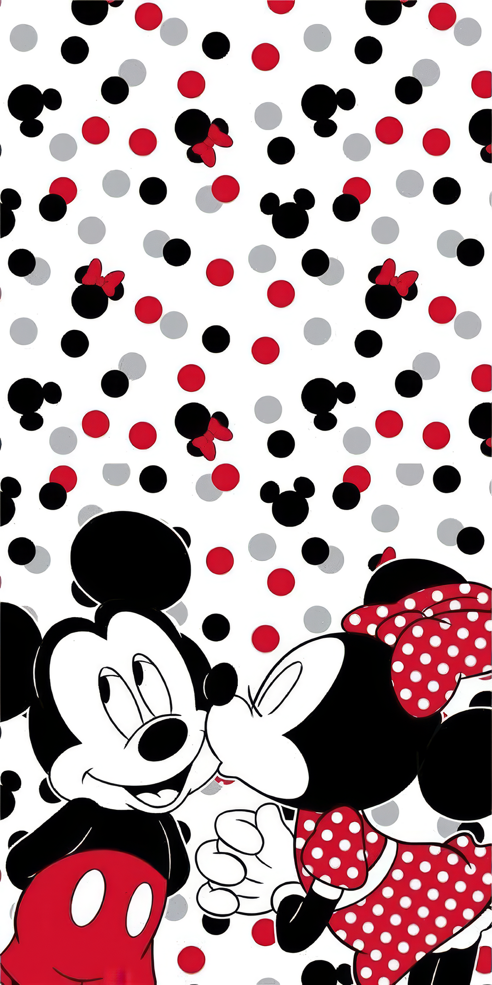 Freigestellte Produktansicht von Minnie Mickey Duschtuch Strandtuch Badetuch 70 x 140 cm 100% Baumwolle