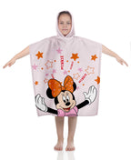 Minnie Mouse Badeponcho Poncho mit Kapuze 60 x 120 cm