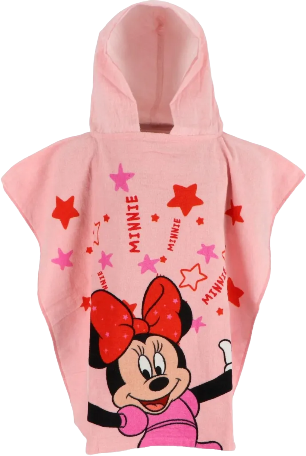 Minnie Mouse Badeponcho Poncho mit Kapuze 60 x 120 cm