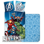 Avengers Wende Bettwäsche  80 x 80 cm + 135 x 200 cm 100% Baumwolle