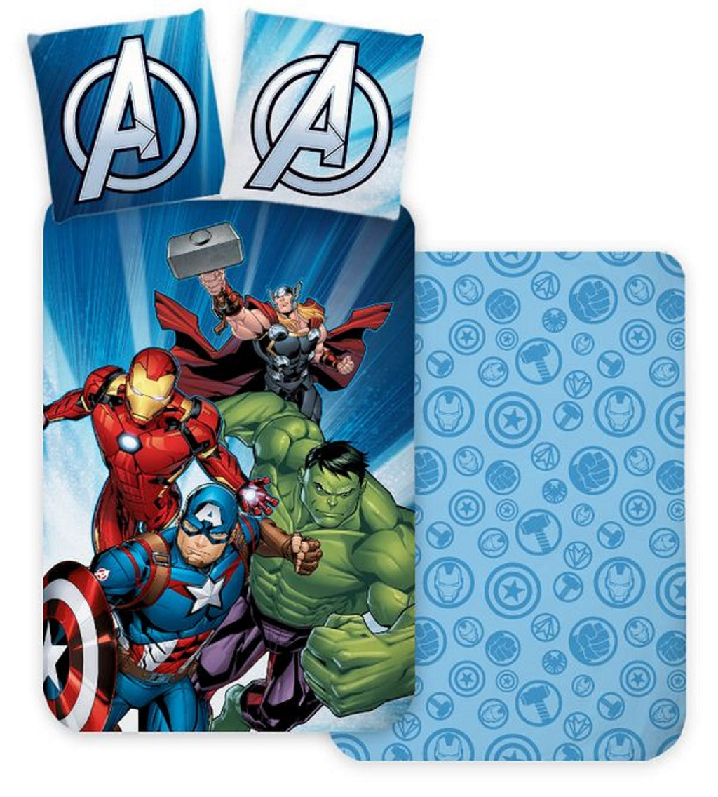Avengers Wende Bettwäsche  80 x 80 cm + 135 x 200 cm 100% Baumwolle