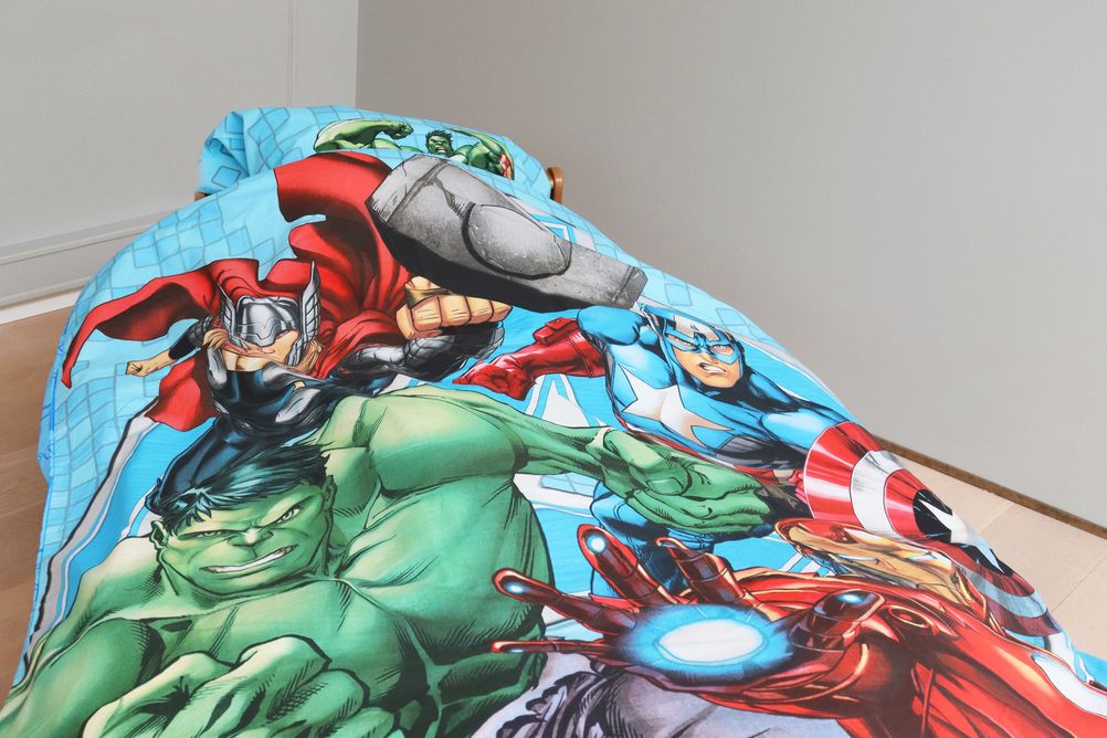 Avengers Wende Bettwäsche  80 x 80 cm + 135 x 200 cm 100% Baumwolle