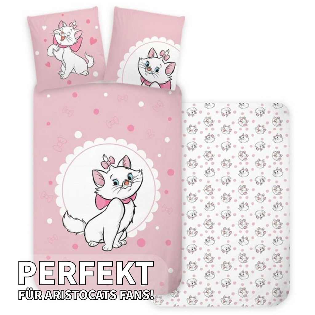 Disney Aristocats Bettwäsche Set  80 x 80 cm / 135 x 200 cm