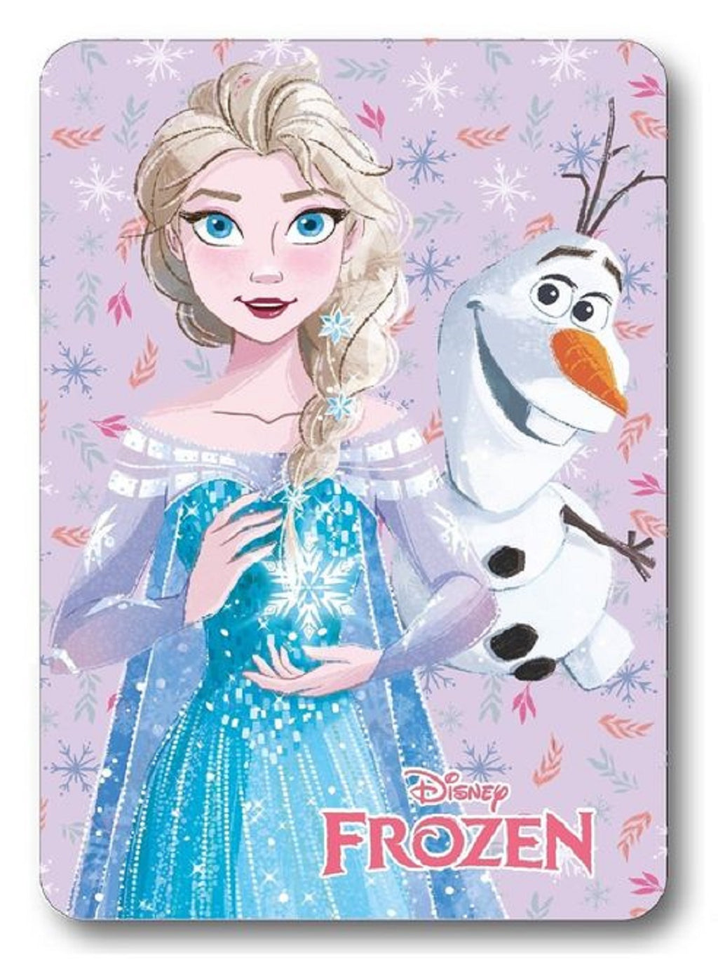 La Reine des Neiges Elsa et Olaf Couverture polaire douce 100 x 140 cm