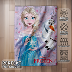 La Reine des Neiges Elsa et Olaf Couverture polaire douce 100 x 140 cm