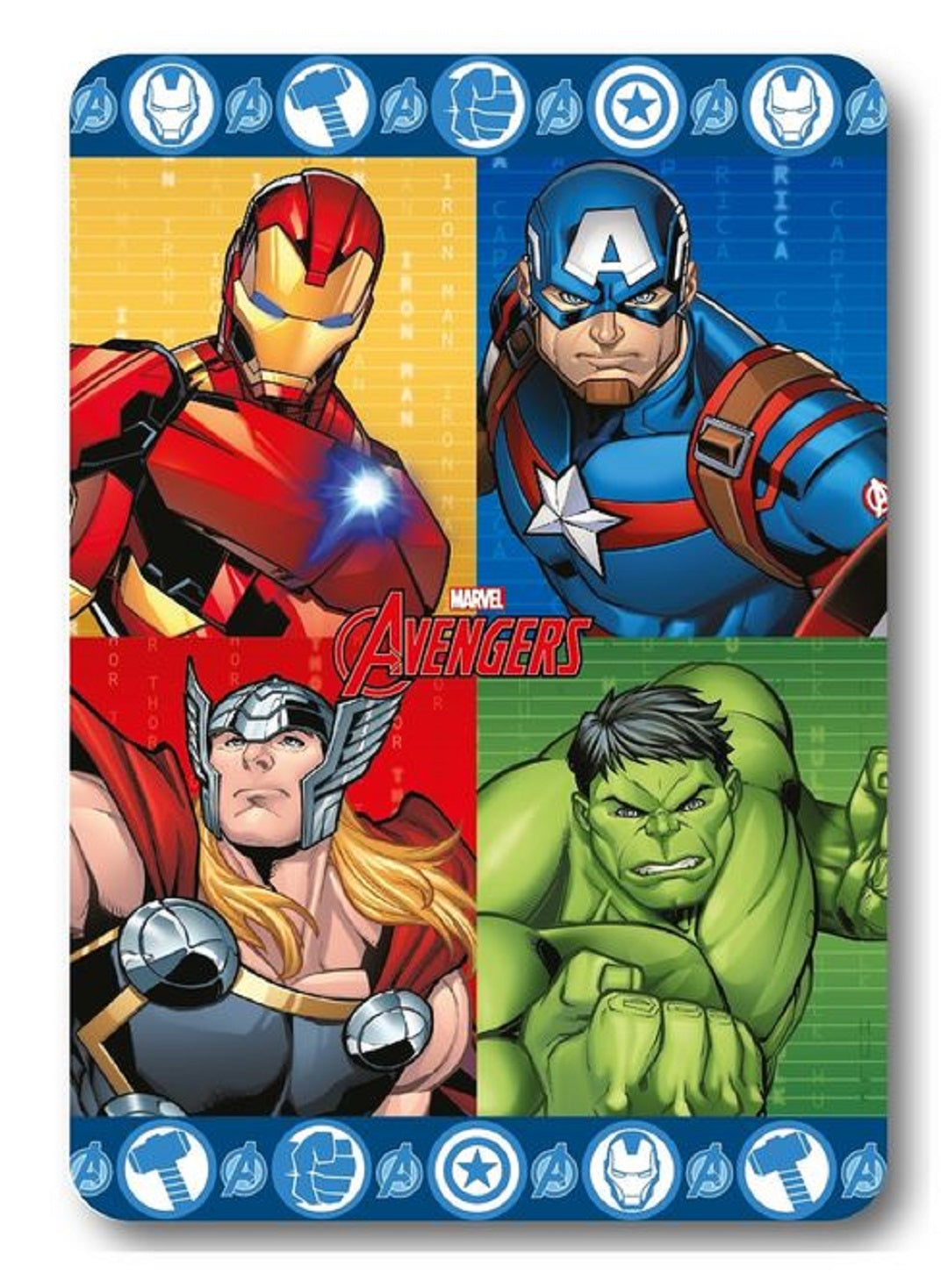 Couverture polaire Avengers Heroes Plaid douillet 100 x 140 cm