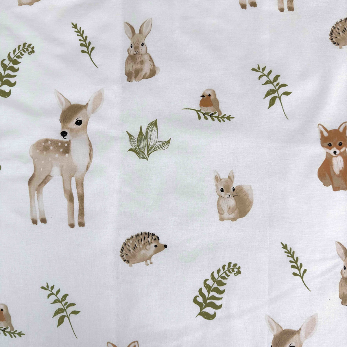 Parure de lit bébé Animaux de la forêt 100 x 135 cm
