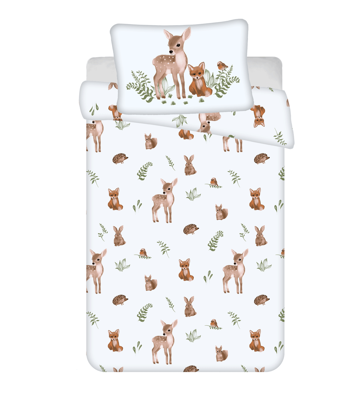 Parure de lit bébé Animaux de la forêt 100 x 135 cm