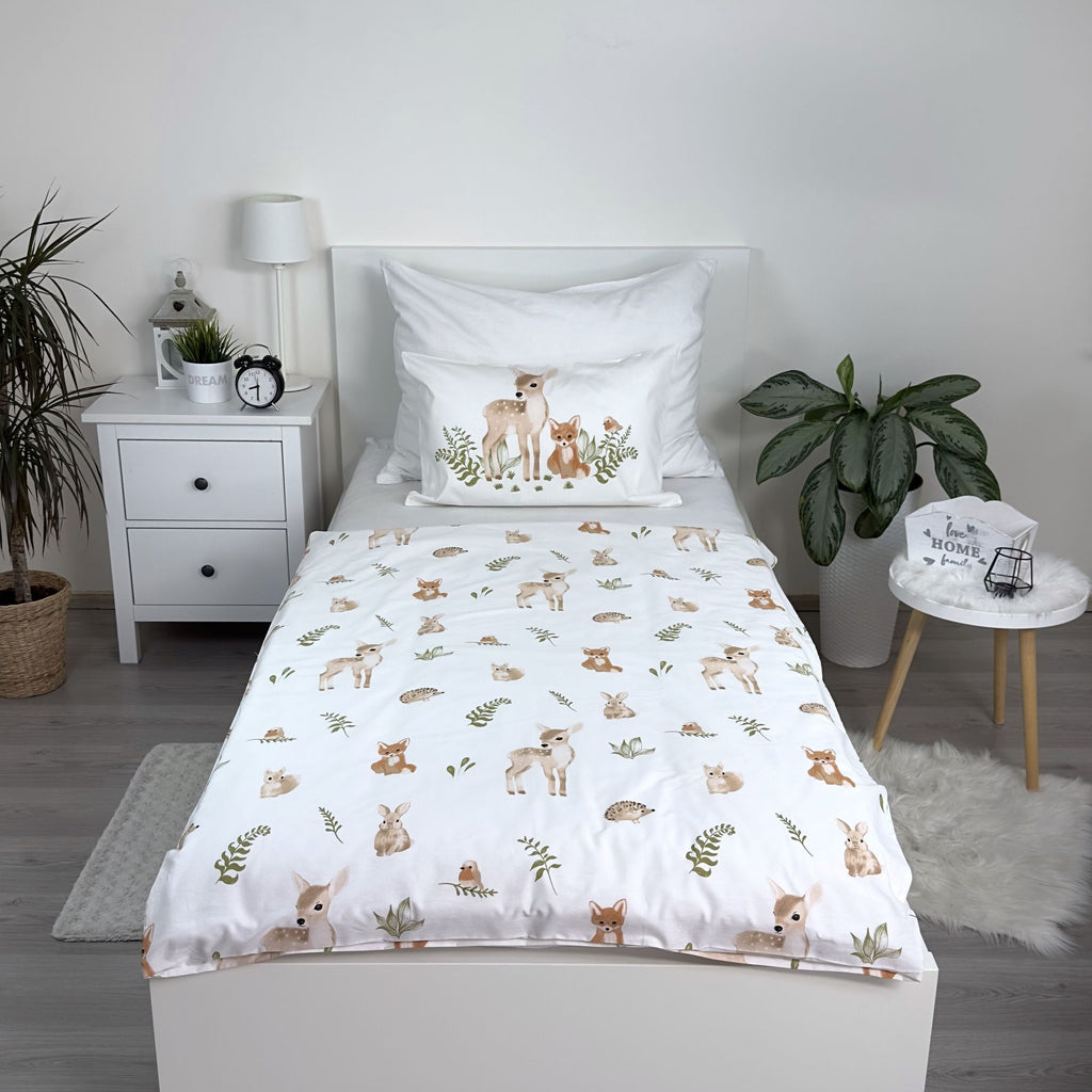 Parure de lit bébé Animaux de la forêt 100 x 135 cm