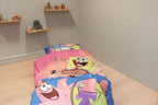 Spongebob Wende Bettwäsche Set 2 tlg. 135 x 200 cm 80 x 80cm
