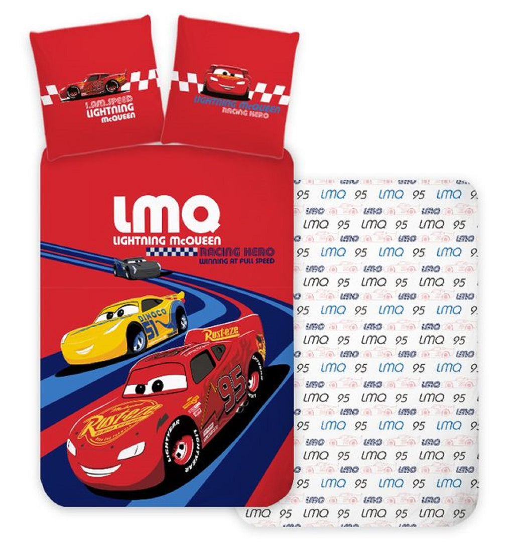 Disney Cars Baby Bettwäsche 40 x 60 cm + 100 x 135 cm