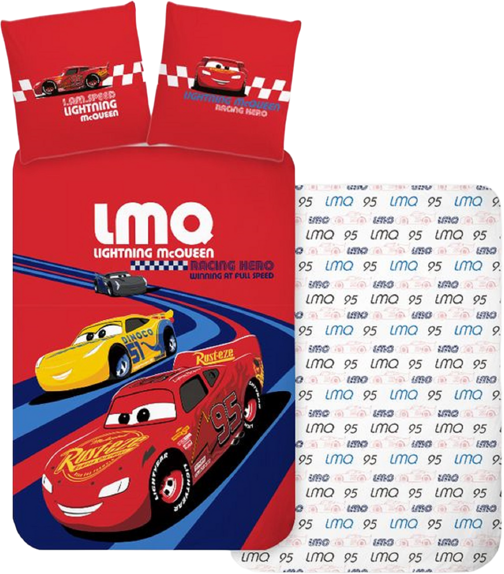 Disney Cars Baby Bettwäsche 40 x 60 cm + 100 x 135 cm