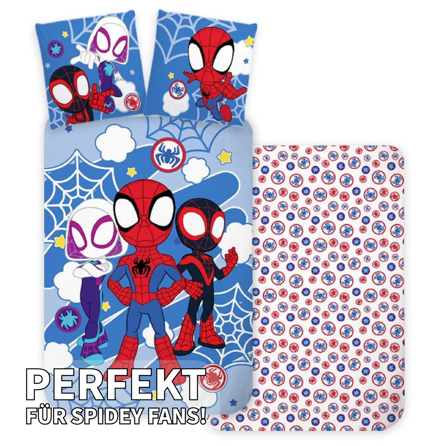 Spidey Baby Bettwäsche Set 100 x 135 cm 40 x 60 cm