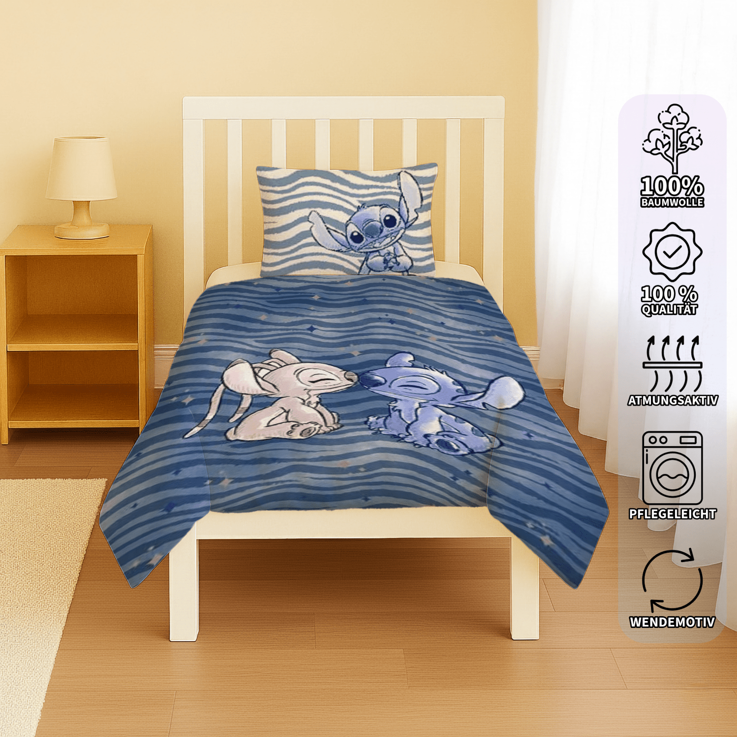 Lilo and Stitch Baby Bedding 100 x 135 cm