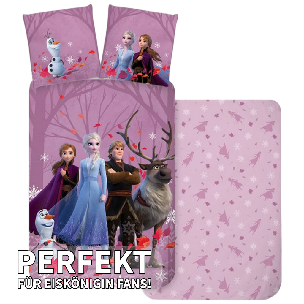 Parure de lit bébé Disney La Reine des Neiges 2 Anna Elsa Olaf 100 x 135 cm