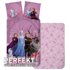 Parure de lit bébé Disney La Reine des Neiges 2 Anna Elsa Olaf 100 x 135 cm