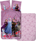 Parure de lit bébé Disney La Reine des Neiges 2 Anna Elsa Olaf 100 x 135 cm