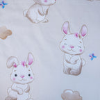 Bunny Star Hase Baby Bettwäsche-Set 100 x 135 cm