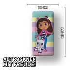 Gabby's Dollhouse Duschtuch Strandtuch Badetuch 70 x 140 cm