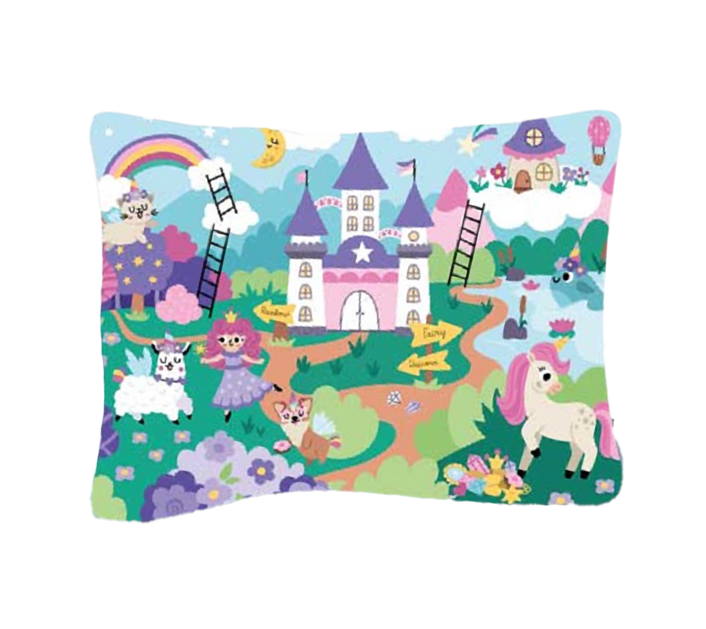 Prinzessin Baby Bettwäsche mit Märchenschloss 100 x 135 cm