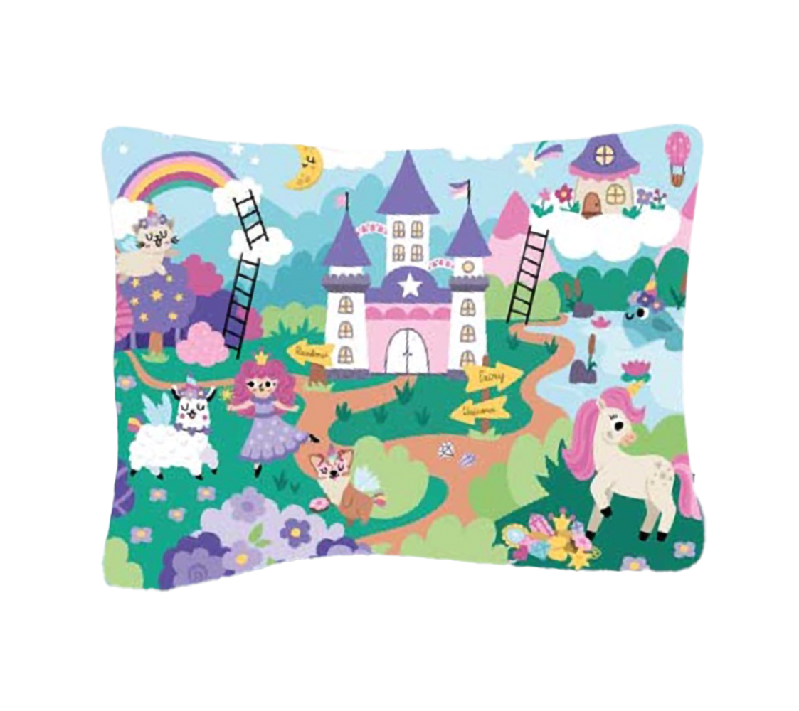 Prinzessin Baby Bettwäsche mit Märchenschloss 100 x 135 cm