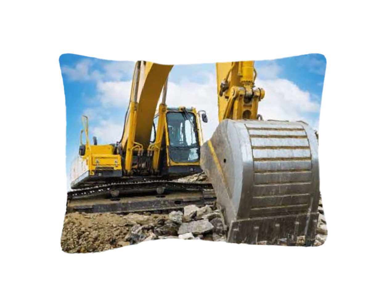 Baby Bettwäsche Kran Bagger LKW Baustelle 100 x 135 cm
