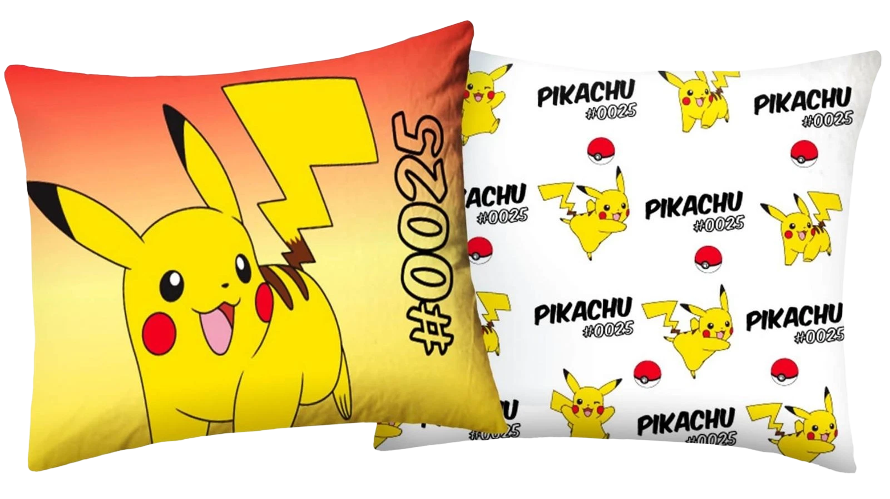 Pokemon Bettwäsche Set 2-teilig 135x200 cm + Kissen 80x80 cm