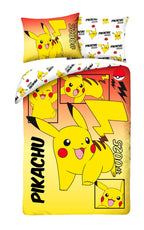 Pokemon Bettwäsche Set 2-teilig 135x200 cm + Kissen 80x80 cm