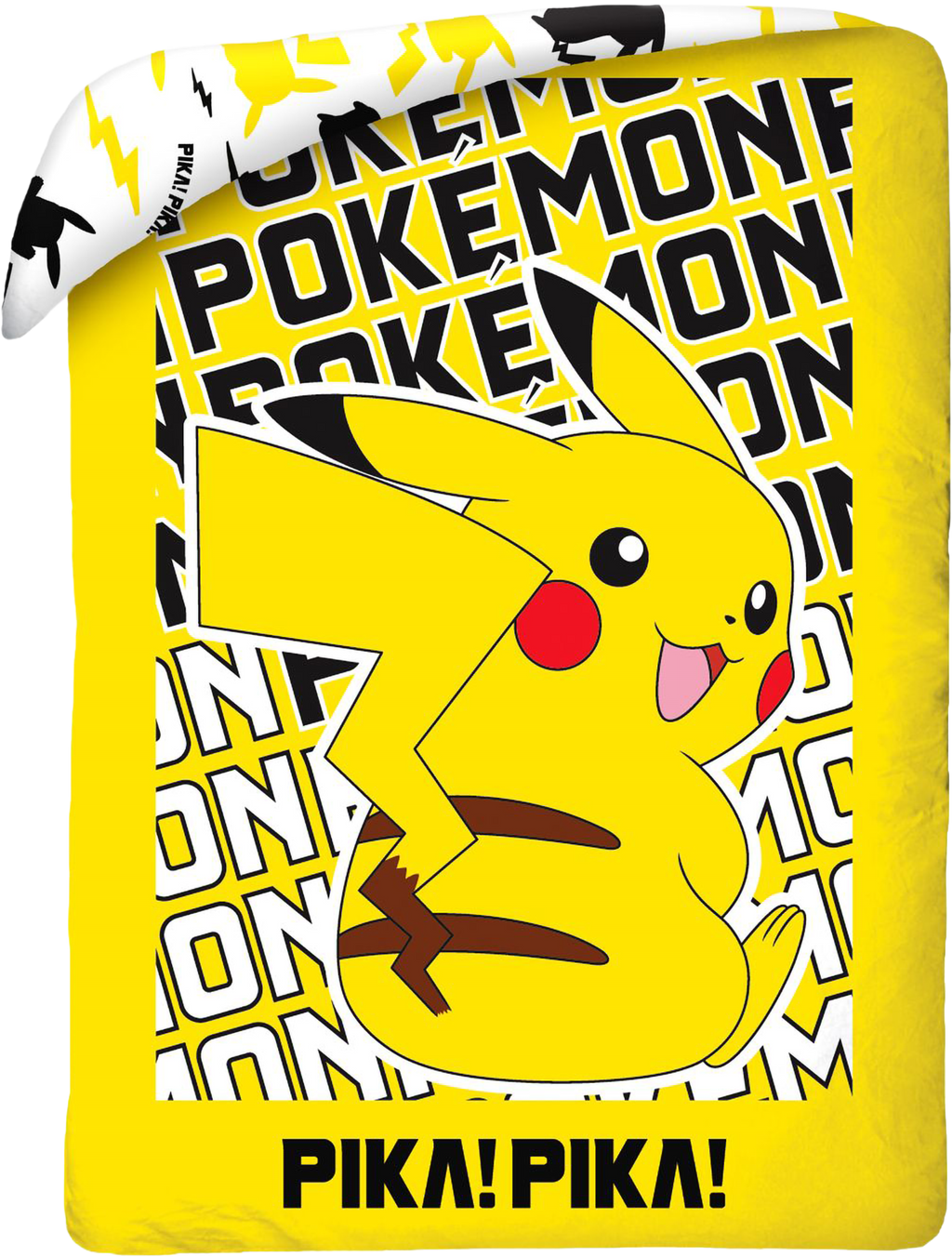 Pokemon Bettwäsche Set 2-teilig 135x200 cm + Kissen 80x80 cm