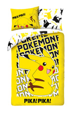 Pokemon Bettwäsche Set 2-teilig 135x200 cm + Kissen 80x80 cm