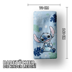 Disney LILO & STITCH Duschtuch Strandtuch Badetuch 70x140cm Baumwolle mit Abmessungen