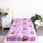 Fitted sheet with elastic, Disney Frozen, 90 x 200 cm