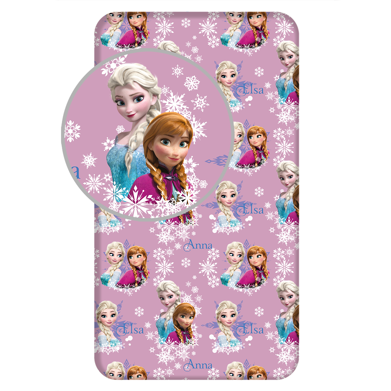 Spannbetttuch Spannbettlaken mit Gummizug  Disney Frozen 90 X 200 cm