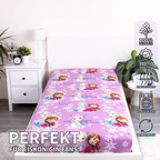 Fitted sheet with elastic, Disney Frozen, 90 x 200 cm