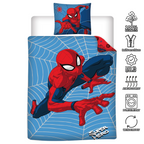 Spiderman Bettwäsche Set Super Hero 135 x 200 cm 80 x 80 cm
