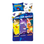 Parure de lit Pokémon "Ready for Battle" - 135x200 cm