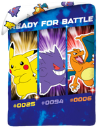 Parure de lit Pokémon "Ready for Battle" - 135x200 cm